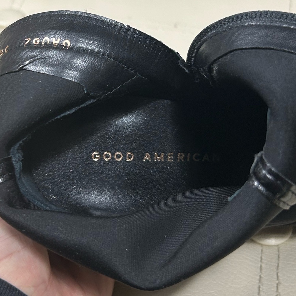 NEW Good American The Icon Ankle Sock Booties
Black Pointed Toe Stiletto 5.5 - Picture 8 of 9